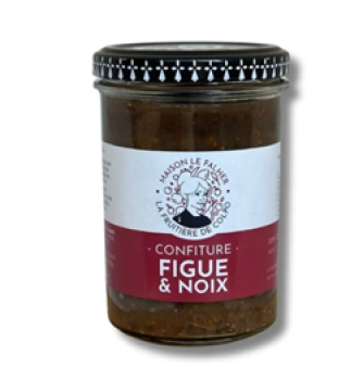 Fruchtiger Feigenaufstrich mit knackigen Walnüssen, traditionell hergestellt in der Bretagne